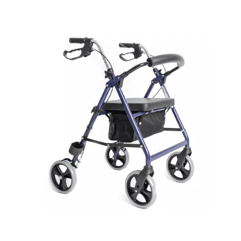 Andador con cuatro ruedas premium
