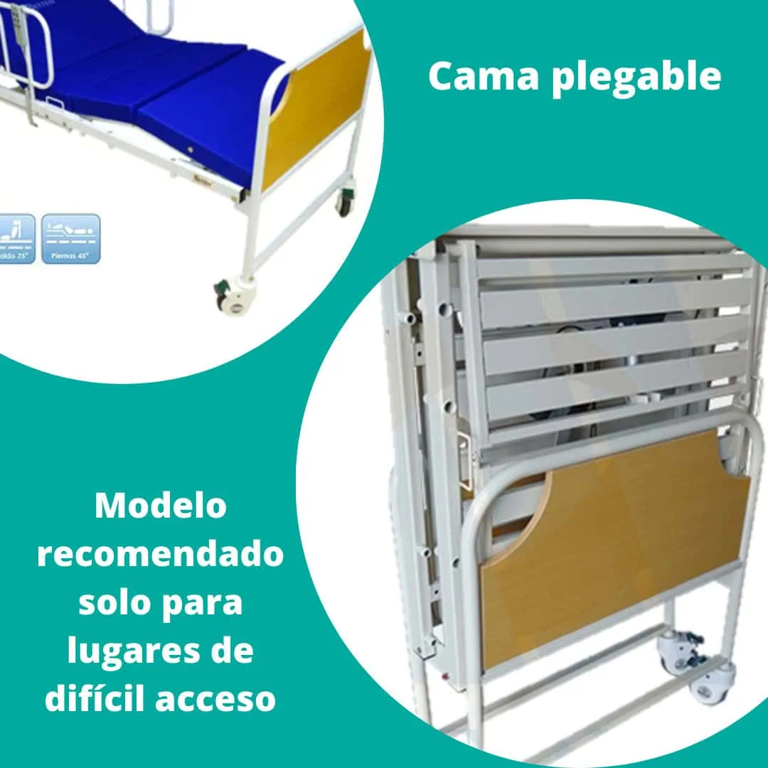 Betten | arriendo catre clinico | Cama clínica manual en Chile 2 posiciones | Cama plegable