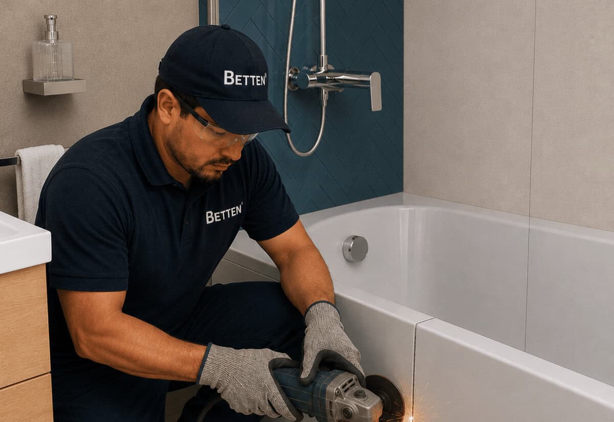 Corte de la tina con tecnología Simplycut